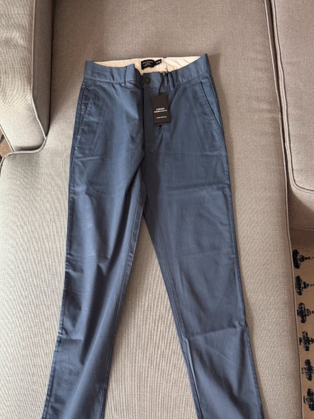 Club Monaco Connor Modern Slim Fit Chinos, Blue, 31x30, NWT